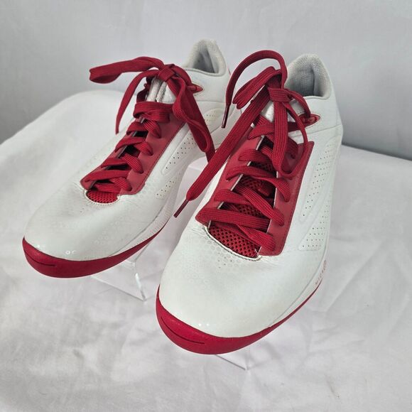 Under Armour Athletic Shoe Men's Size 12.5 White Red # 1238492-103 Micro G - Picture 15 of 15